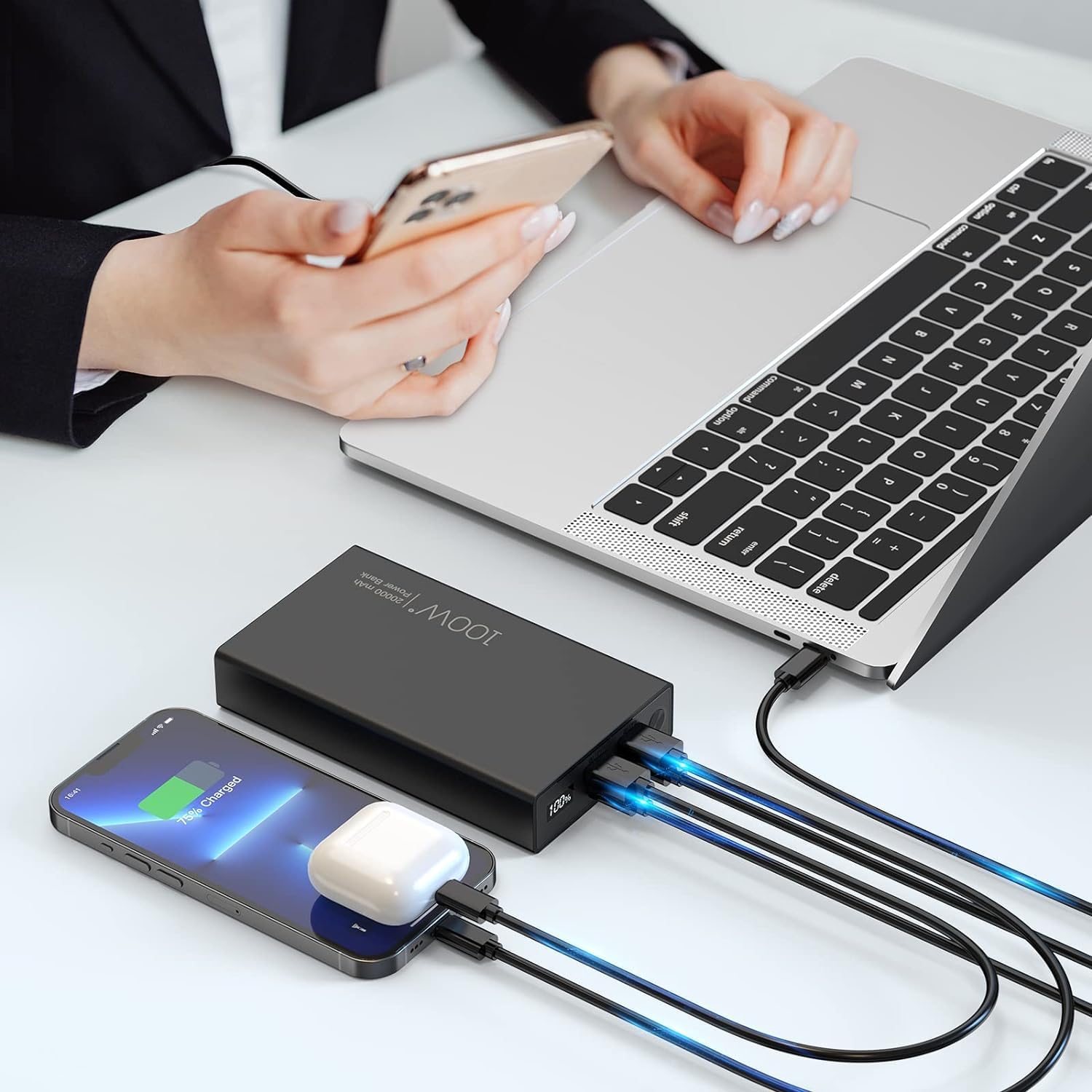 100W 20000mAh USB C Portable Laptop Charger O5230