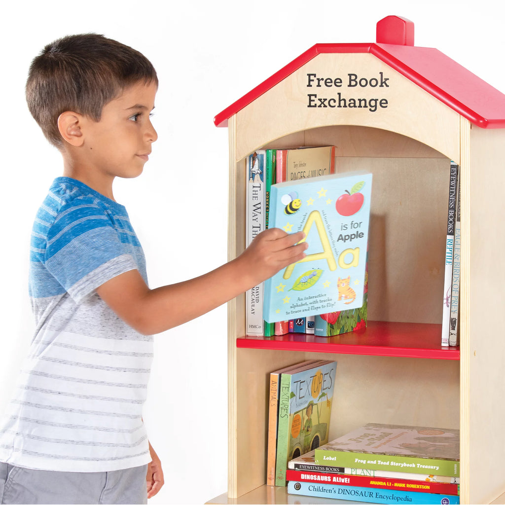 3-Shelf Wooden Bookcase V89981