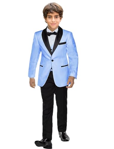 3 Piece Slim Fit Boys Tuxedo Set D875