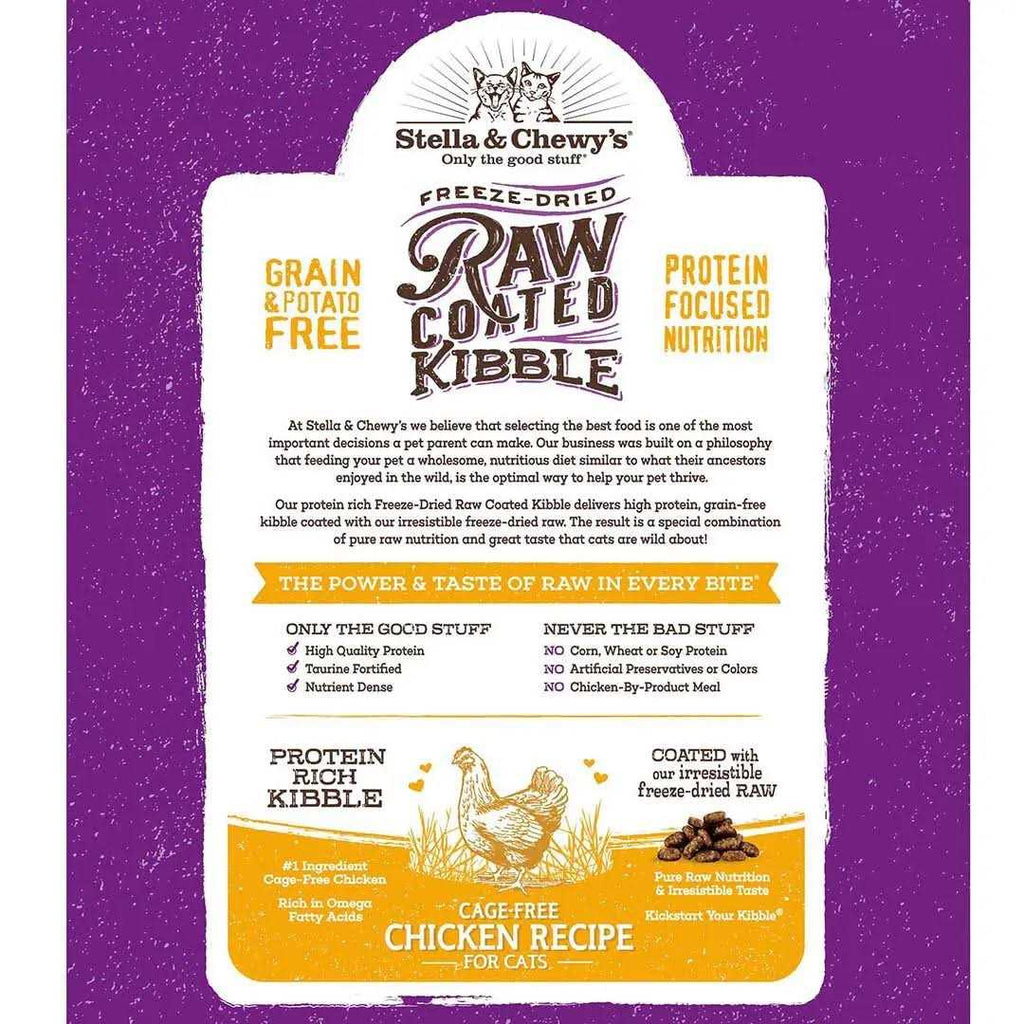Raw Coated Cage-Free Chicken Kitten Dry Cat Food U55204