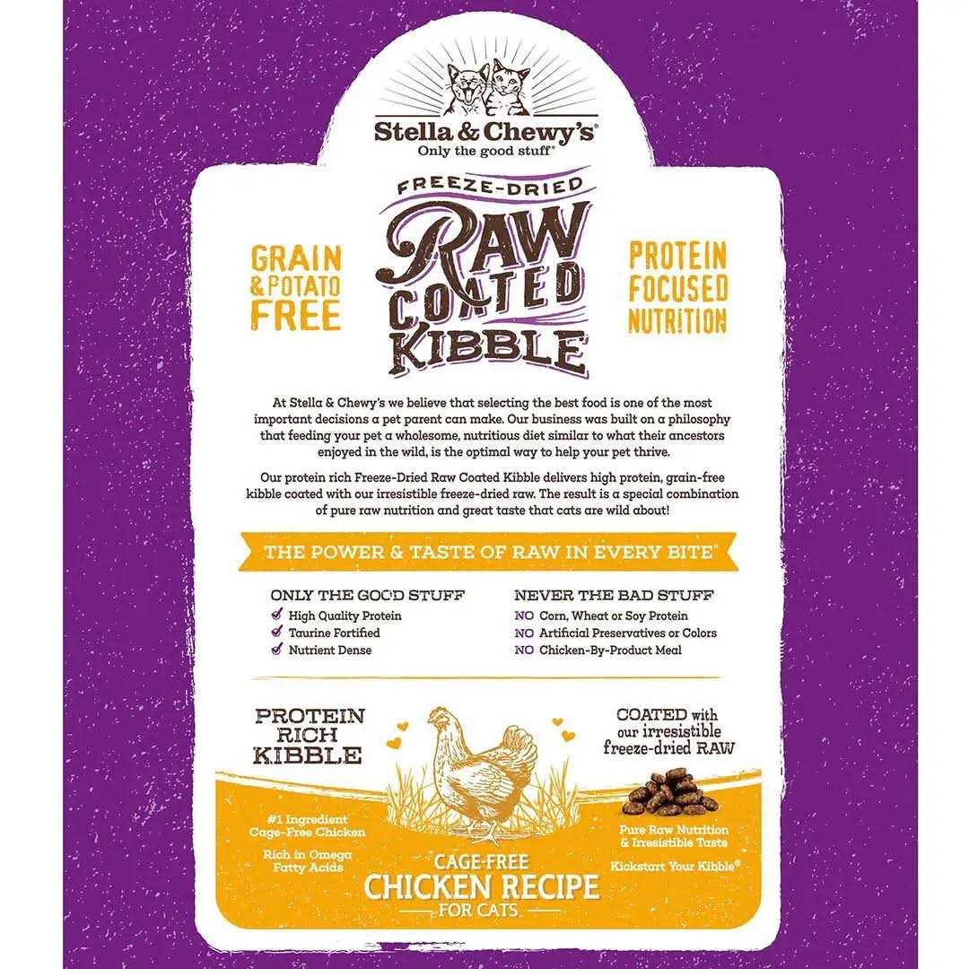 Raw Coated Cage-Free Chicken Kitten Dry Cat Food U55204