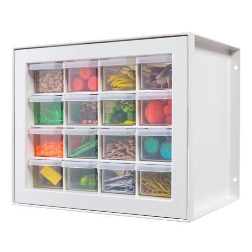 24-Drawer Black Plastic Drawer Storage Organizer S294