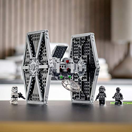 Imperial TIE Fighter Building Toy with Stormtrooper and Pilot Minifigures X935