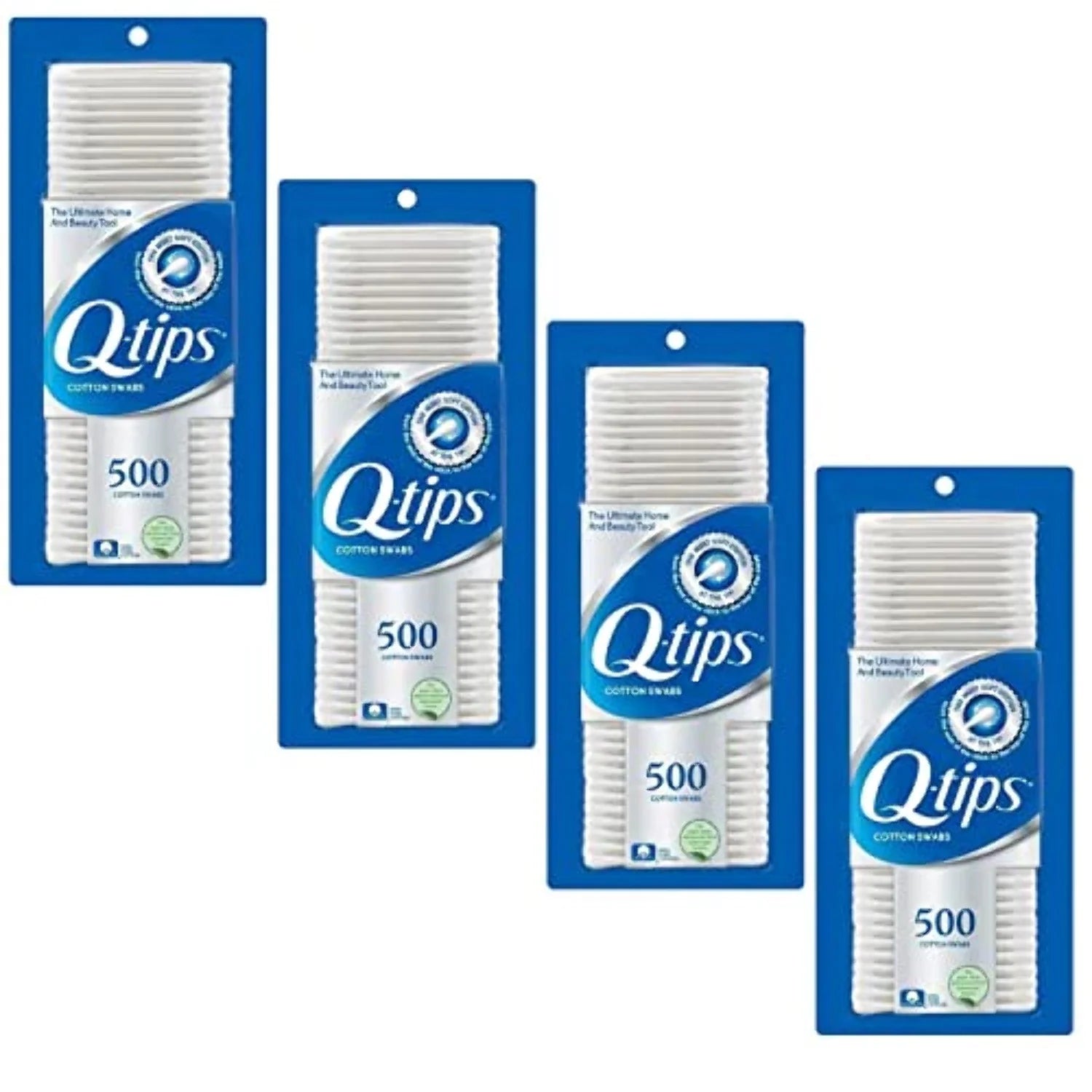 500 Count Cotton Swabs (Pack of 4) Y4952