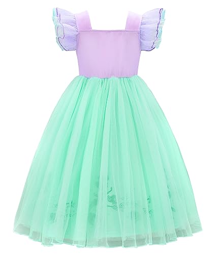 Little Mermaid Costume Princess Dress Outfit Accessories H315