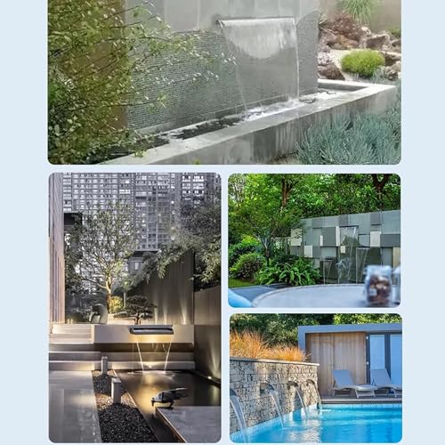 304 Stainless Steel Waterfall Pool Fountain (80cm) V824221