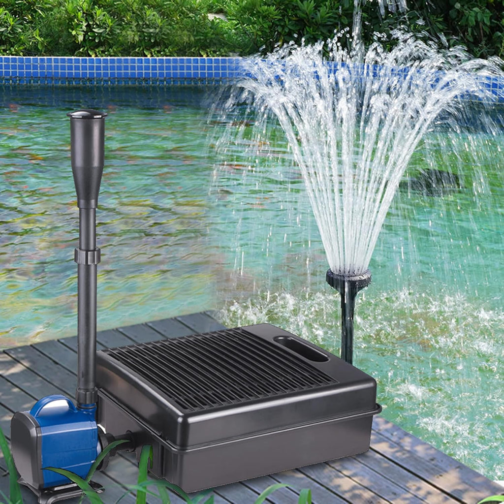 Submersible Pond Filter Pump Fountain Kit 792GPH X67891