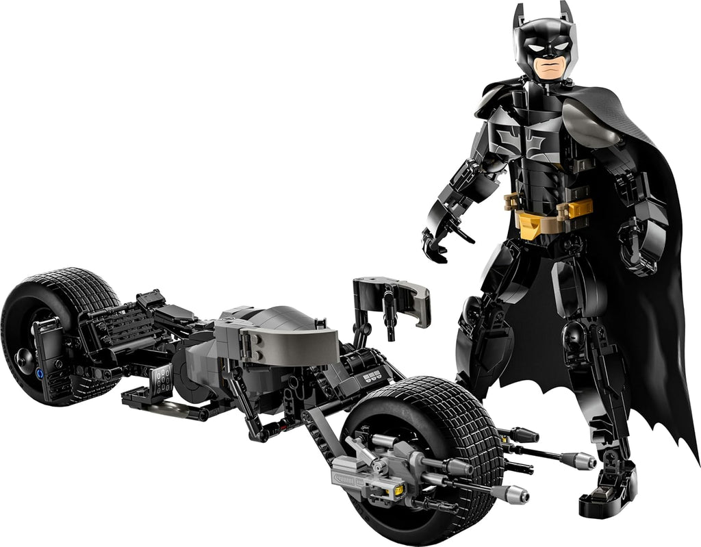 Batman Figure and Motorcycle Bat-Pod Toy for Kids 12+ Years Old Adventure Set B20858