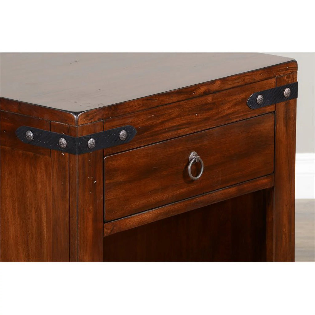 Dark Chocolate Wood End Table Set of 2 V797