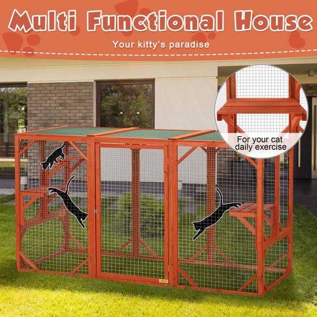 Outdoor Cat Enclosure Playpen Catio O486