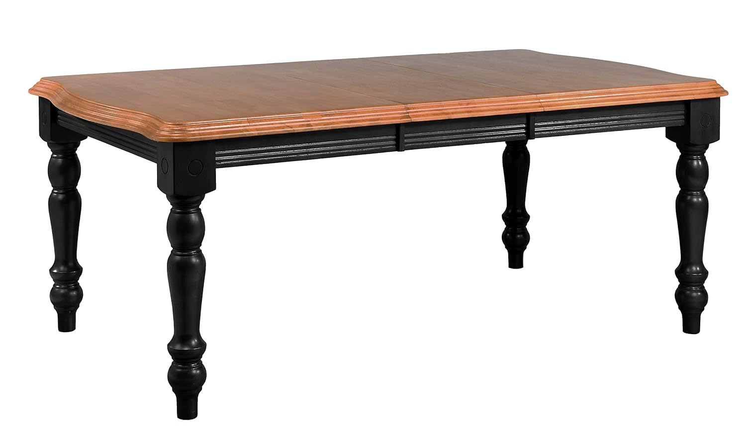 Black Cherry Distressed Antique Dining Table Set Y794