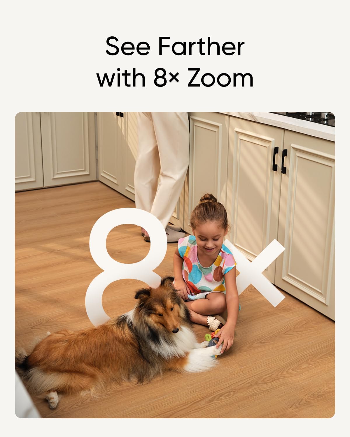Wireless Outdoor Camera with 2K Resolution and Dual Cameras Z54813