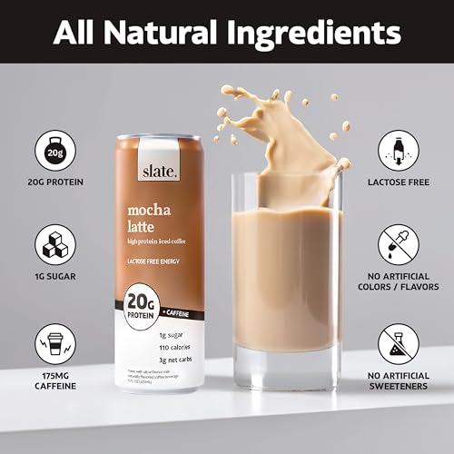 Dark Chocolate High Protein Milk Shake, Lactose Free, 11 fl oz, 12 Cans G796