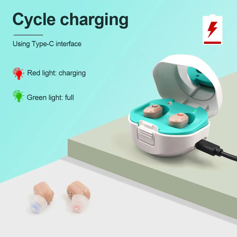 Mini Invisible Rechargeable Hearing Amplifier with Noise Cancelling A579