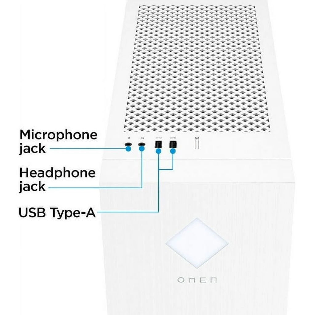 White 25L Gaming Desktop Intel Core i5-13400F 16GB DDR5 Memory NVIDIA GeForce RTX 3060 1TB SSD O834