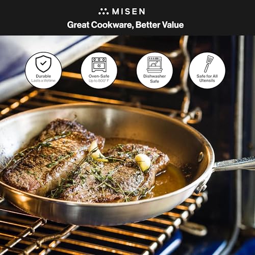 12 Inch 5-Ply Stainless Steel Pan E87316