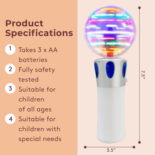 Musical Light Up Wand Sensory Toys J67847