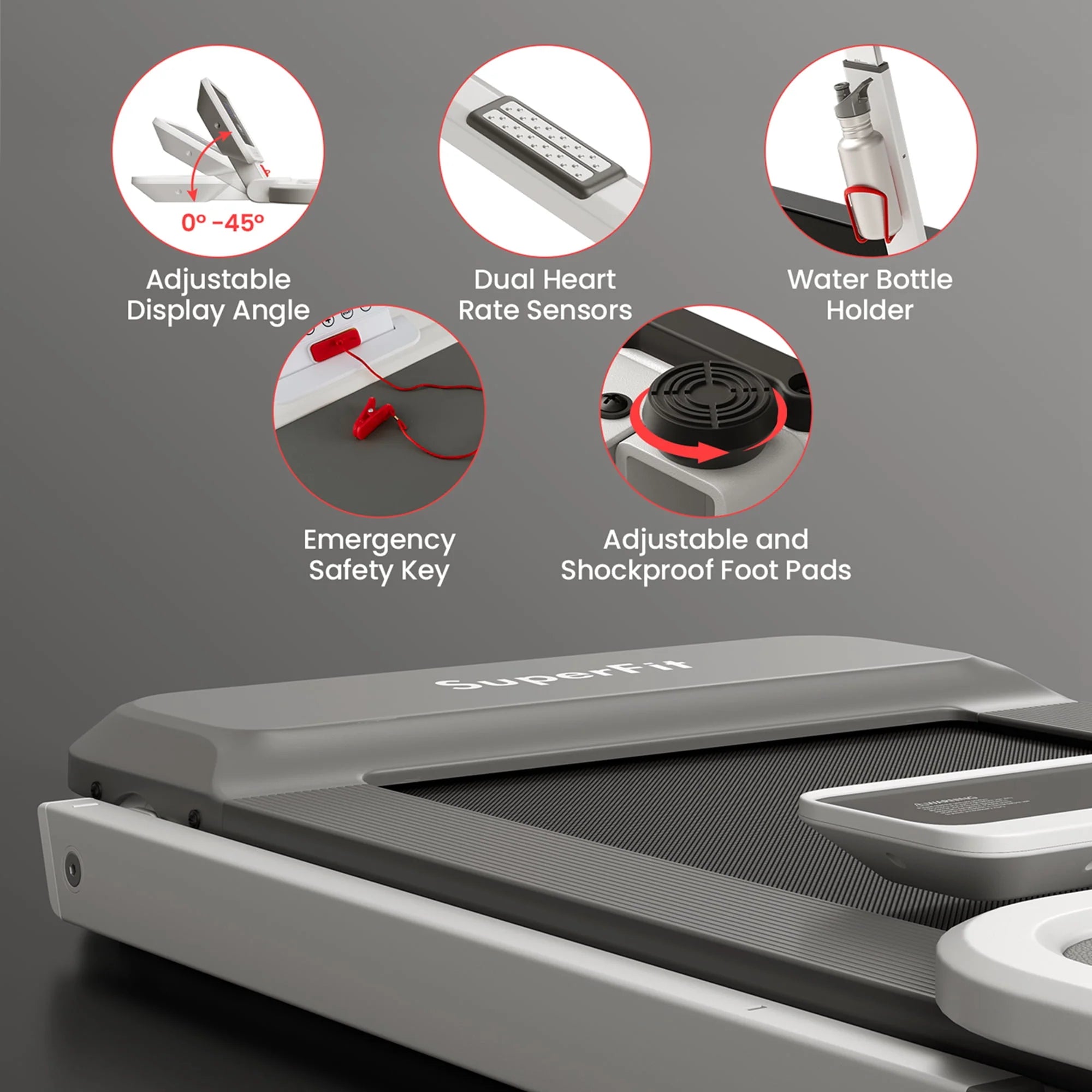 Black Folding Treadmill M57884