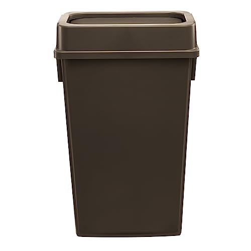 Grey 23 Gallon Wheeled Trash Can with Lid O8400