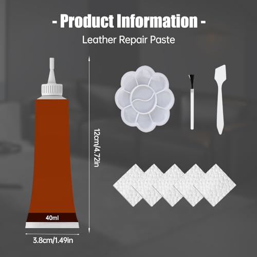 White 2pcs Leather Repair Kit P816710