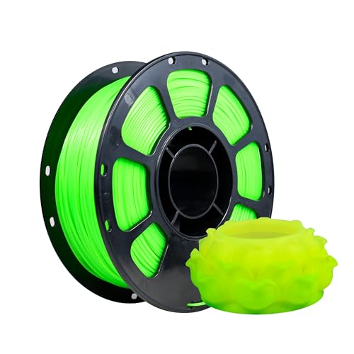 Temperature Color Change PLA+ Filament 1.75mm, 1KG Spool (Green to Yellow) S656