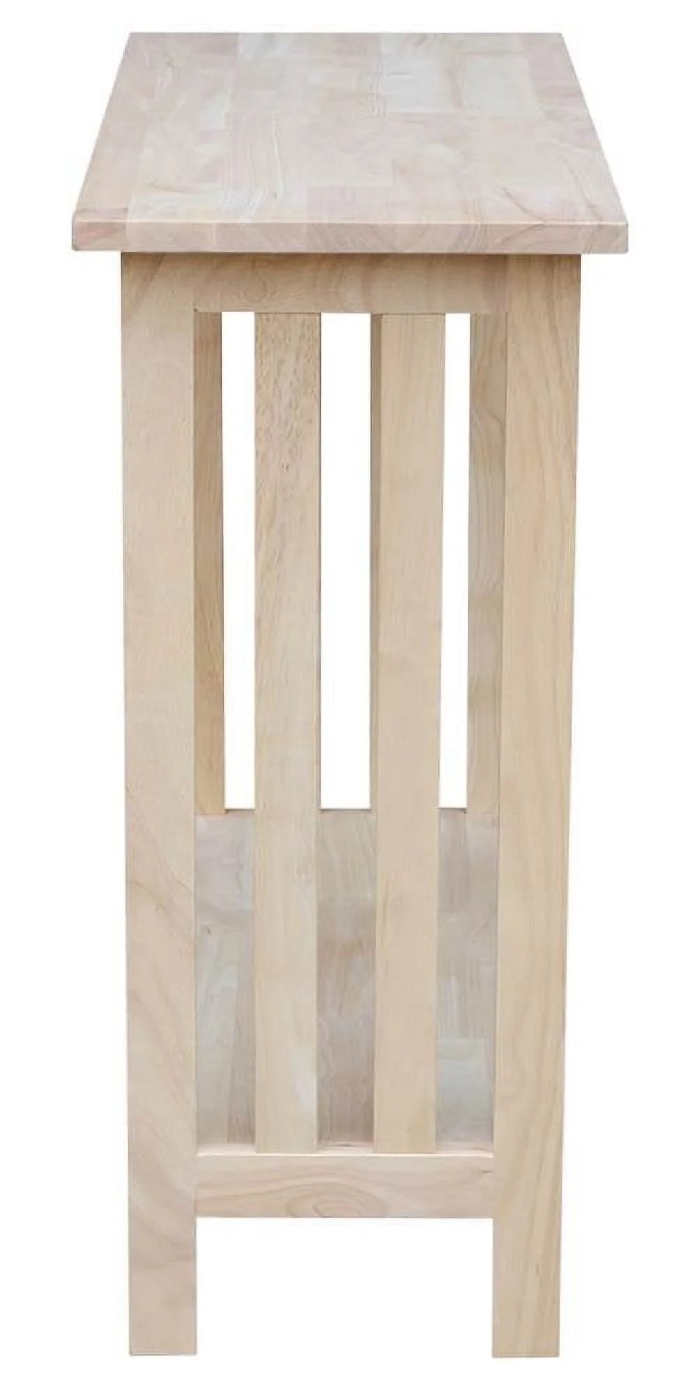 Solid Wood Unfinished Entry Table Z8554