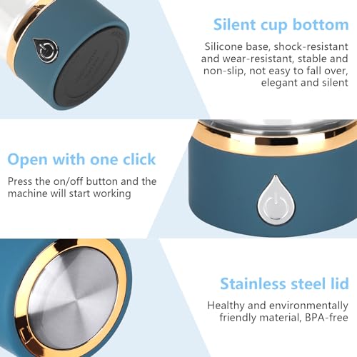 Blue Portable Hydrogen Water Bottle 380ml A90969