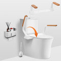 Toilet Safety Rails with Foldable Handles, Adjustable Height and Width W689331