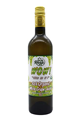 100% Organic Red Grape Juice, 25.4 Oz Glass Bottle (Pack of 2) P228699