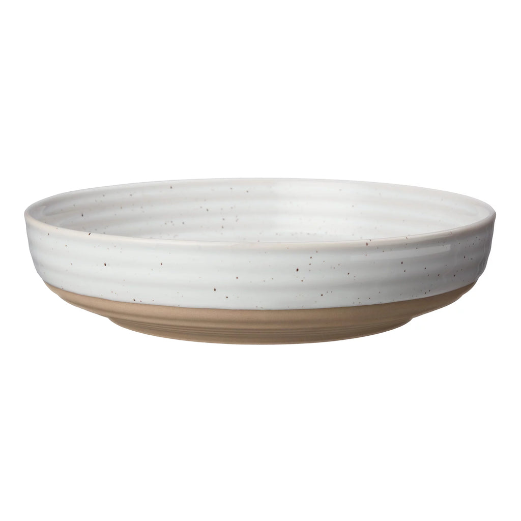 White Round Stoneware 16-Piece Dinnerware Set X19917