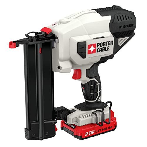 20V 18 Gauge Brad Nailer Kit with Battery and Charger V37516
