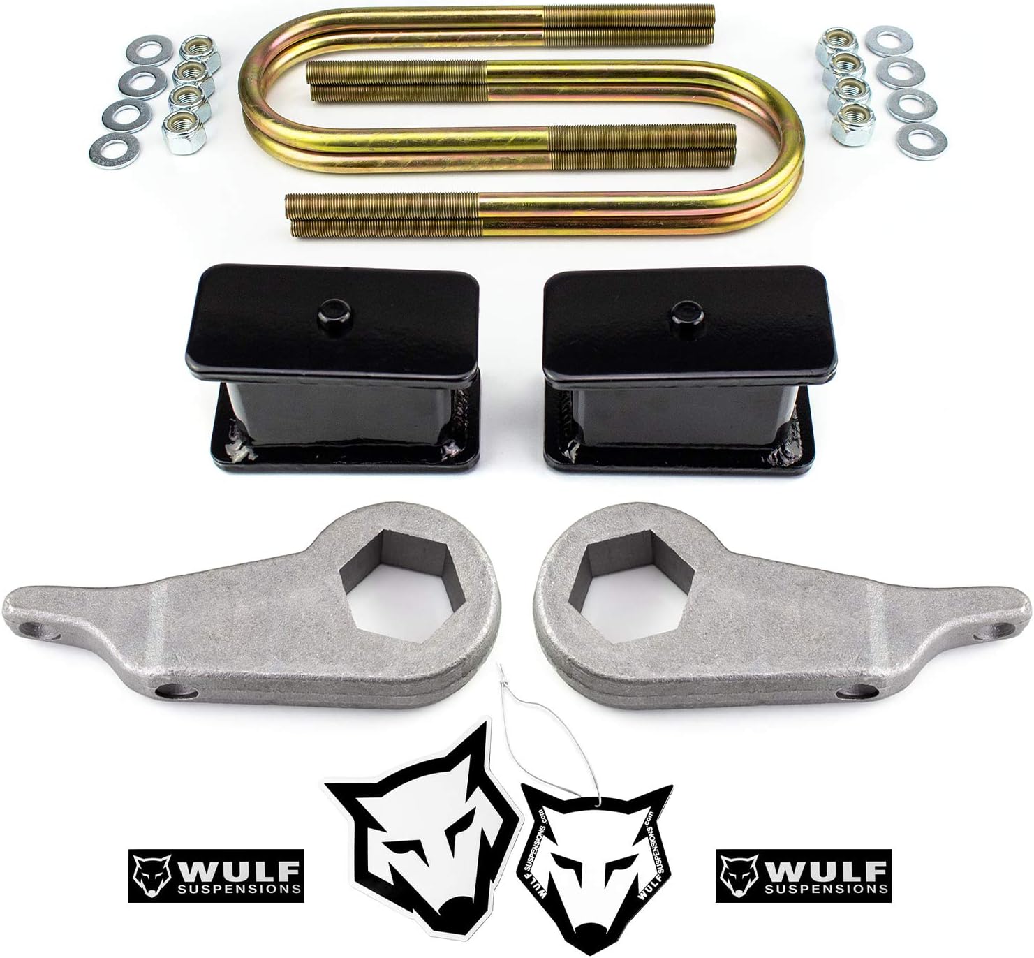 1-3" Front 3" Rear Lift Kit for Ford Ranger 2WD 4X4 with Torsion Bar Suspension V7565