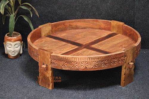 Round Solid Wood Coffee Table (45x45x20 cm) B723684