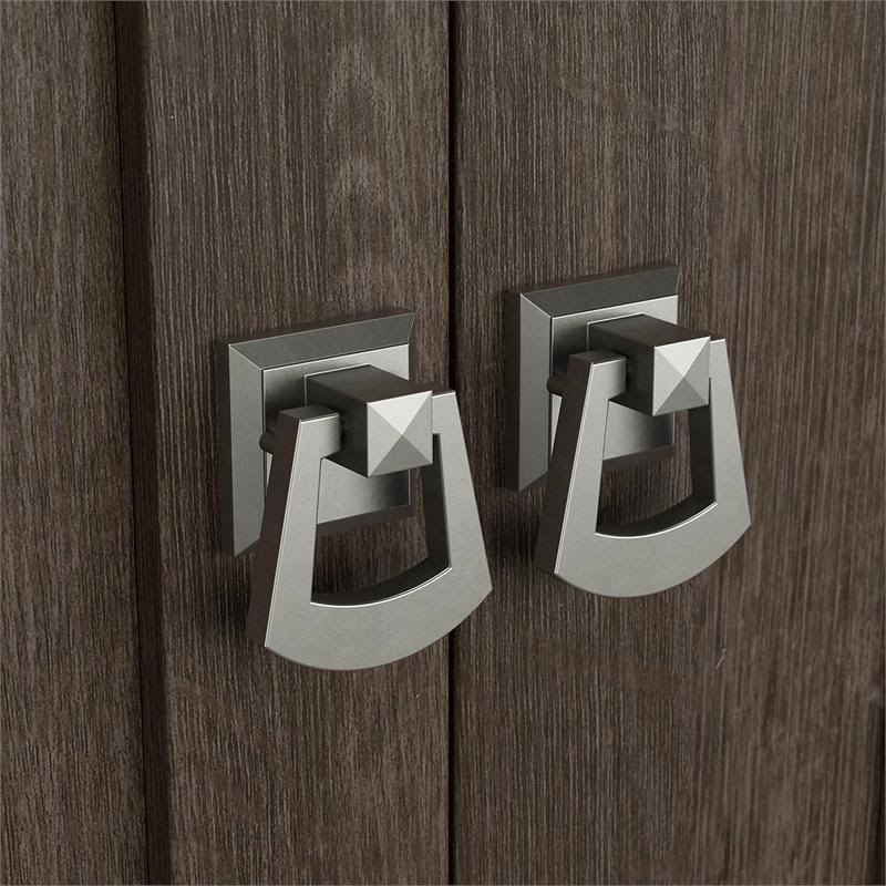 Ash Brown Tall Storage Cabinet with Doors U302