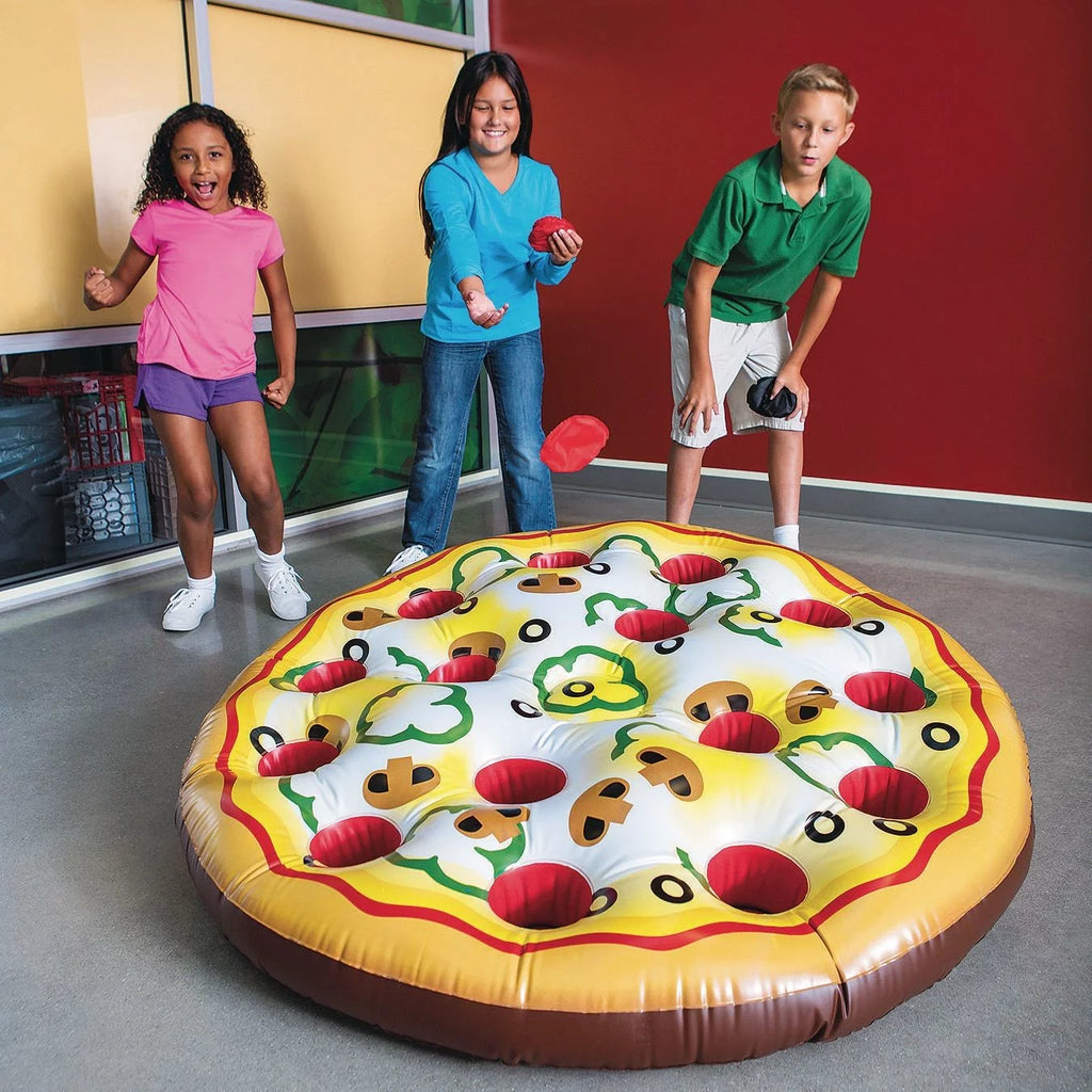 4' Diameter Inflatable Pizza Toss Game O44479