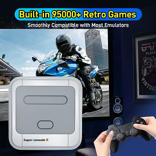 Retro Video Game Console with 2 Gamepads (128GB) I16291