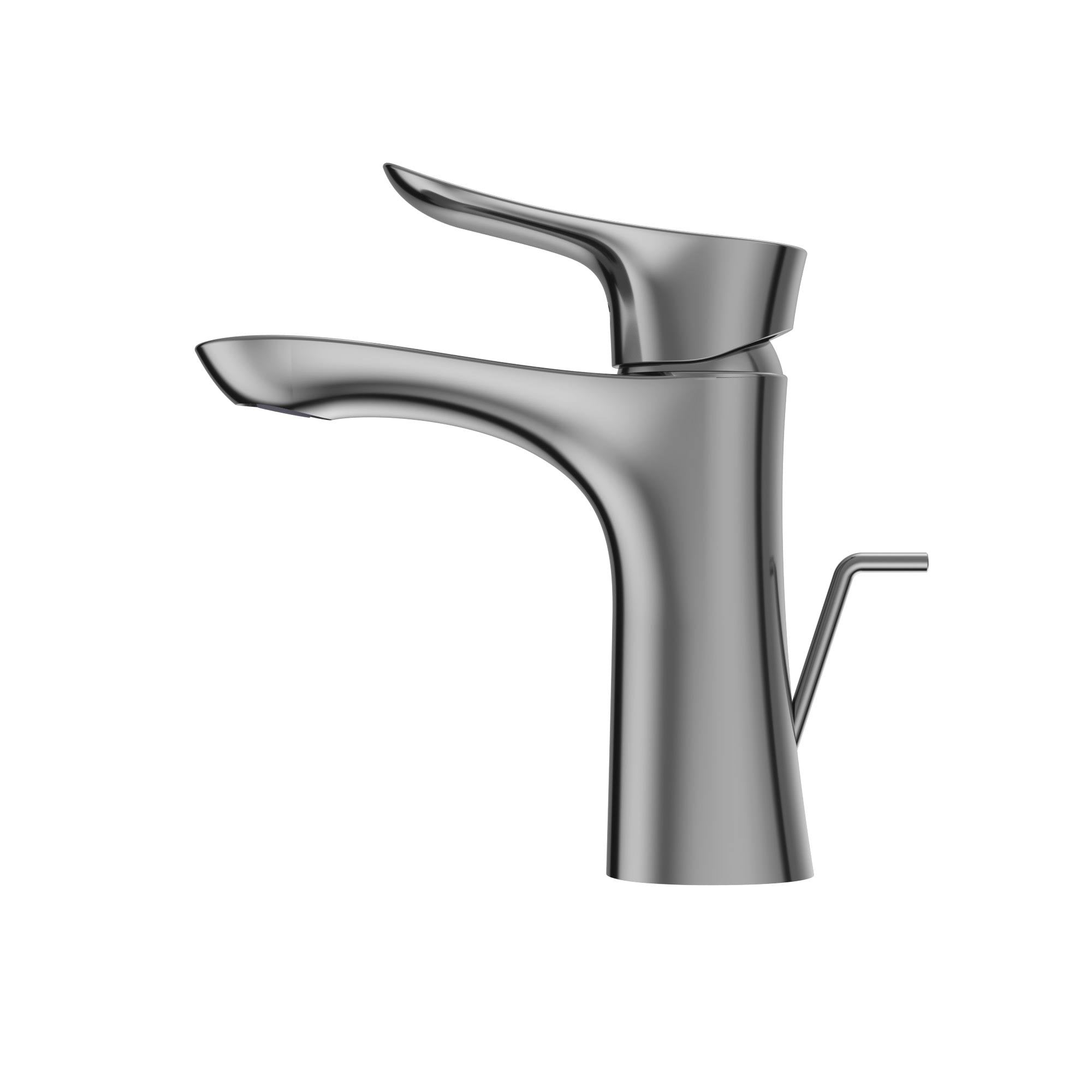 Polished Chrome Single Handle Bathroom Sink Faucet Q896352
