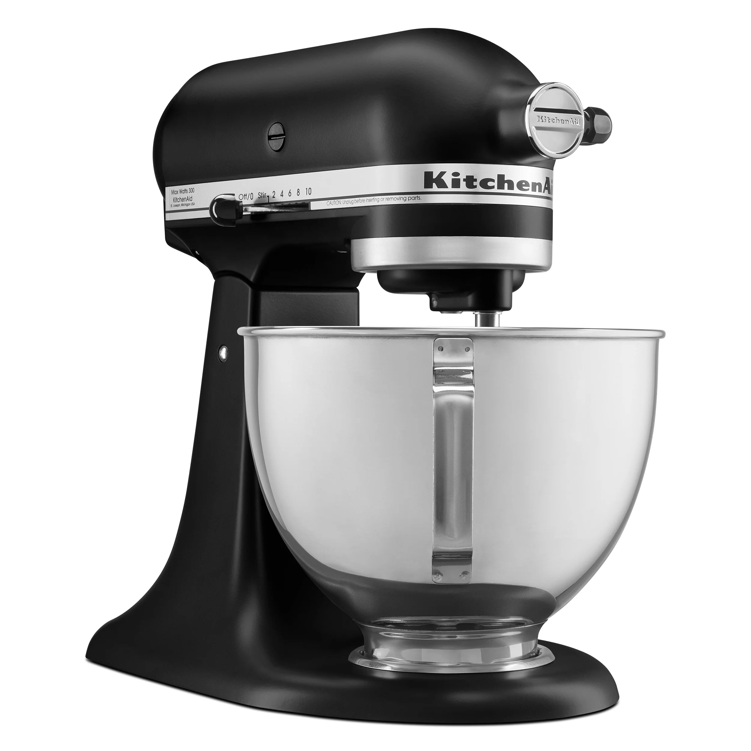 Black Matte 4.5 Quart Tilt-Head Stand Mixer G822