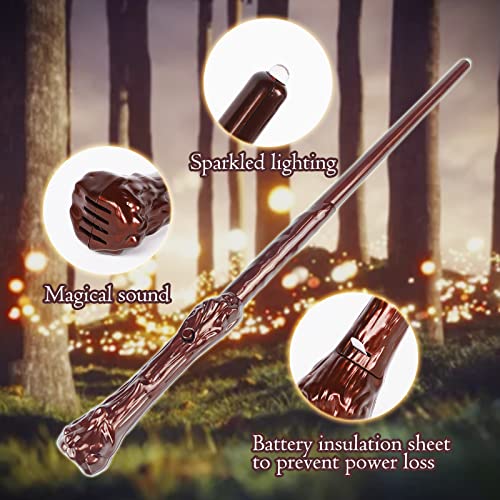 Brown Black Light Up Magic Wand Toy I474