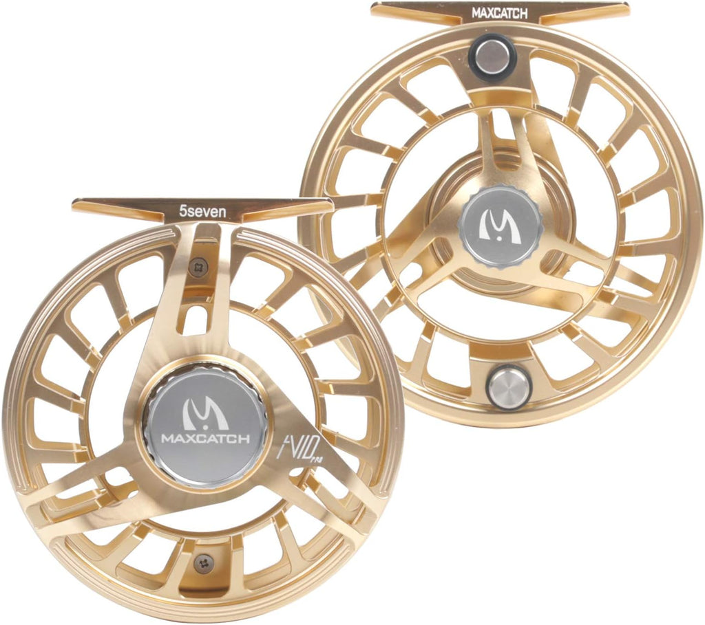 Fly Fishing Reel with CNC-machined Aluminum Body Y412