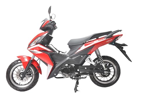 125CC 4 Speed Moped Motorcycle S18014