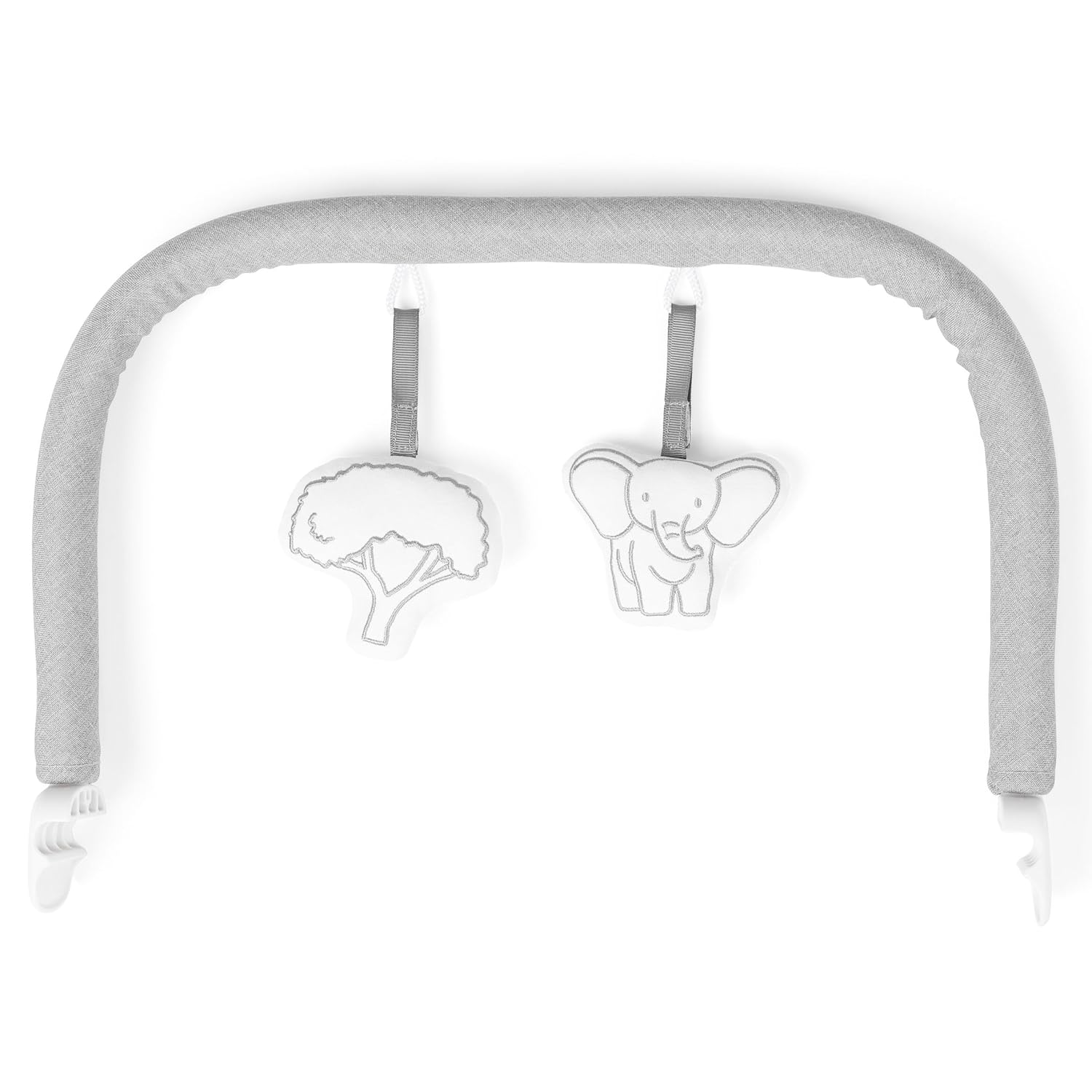 3-Position Recline Pebble Grey Baby Bouncer I68678