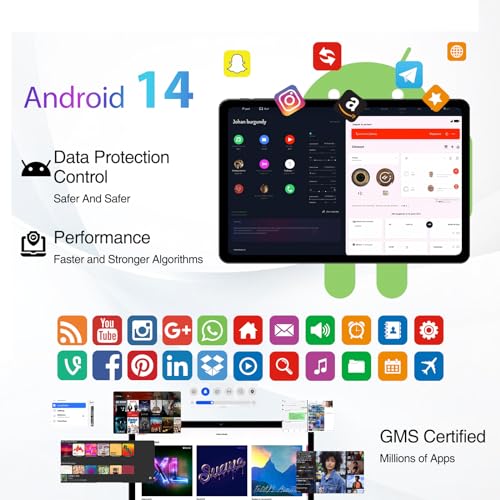 11 Inch 2.4K Display 16GB RAM 256GB ROM 8580mAh Battery Octa Core Dual SIM 4G Blue Tablet J974397