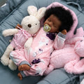 17-Inch Black Reborn Baby Doll with Cloth Body E598931