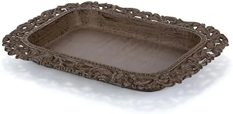 Cream Ceramic Butter Dish With Metal Work D27498