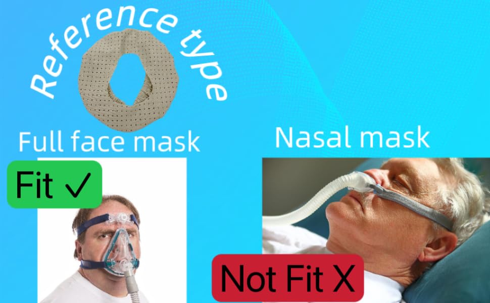 4 Pack Blue CPAP Mask Liners B312