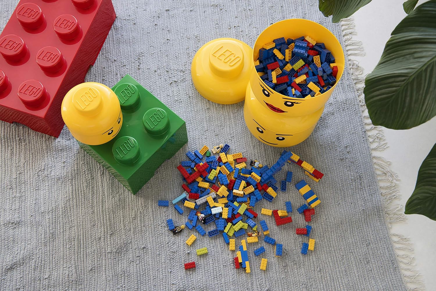 Stackable Storage Container, Large, Holds 500 Bricks G653