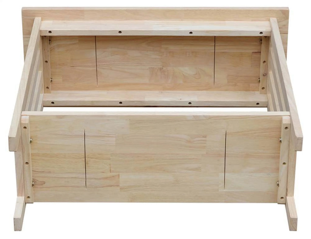Solid Wood Unfinished Entry Table Z8554
