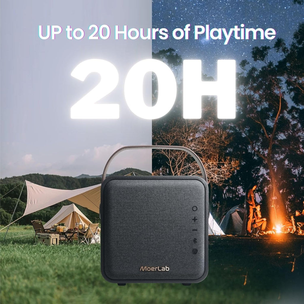 Portable Bluetooth Speaker with 80W Stereo Sound, Deep Bass, 20H Playtime, Bluetooth 5.3 TWS Pairing D951