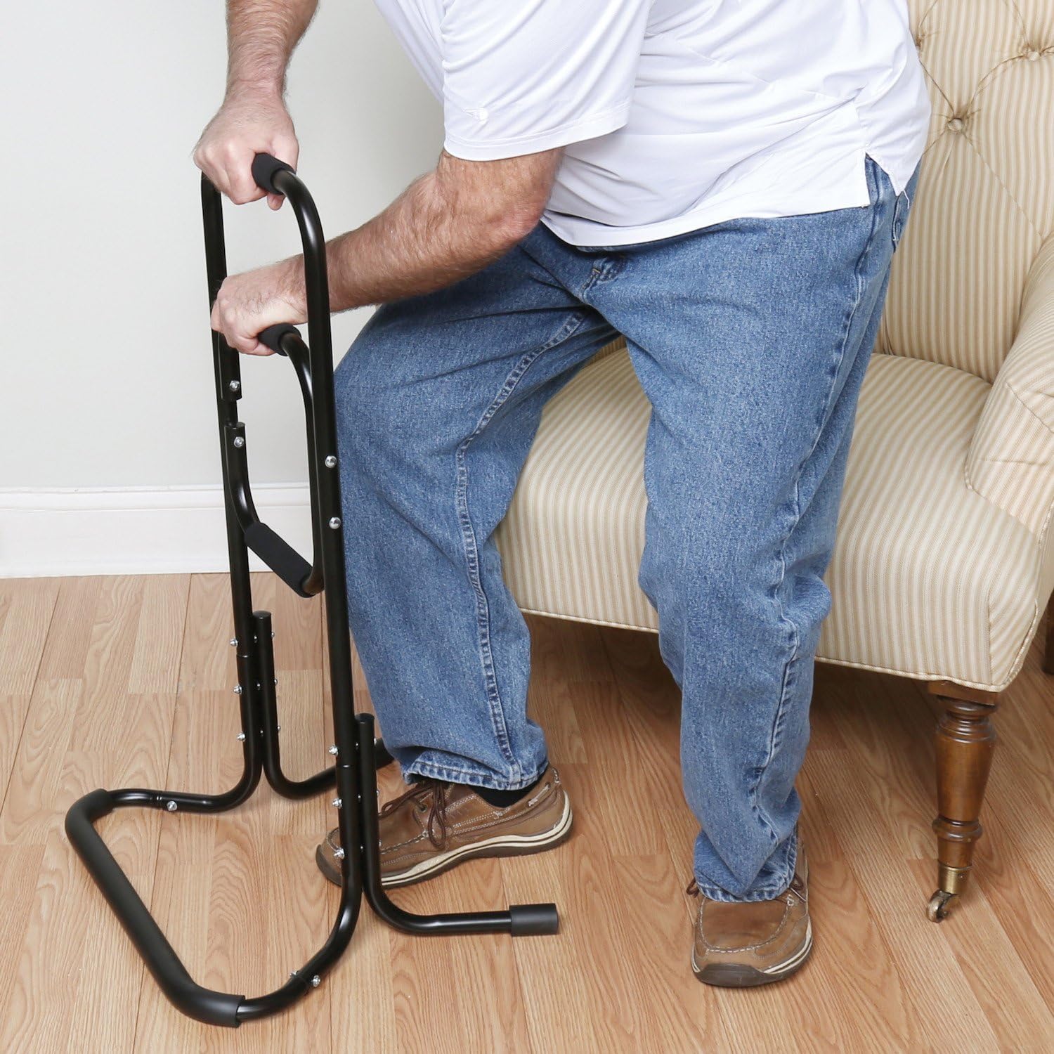 Black Metal Chair Stand Assist B809664